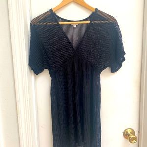 Black swim cover up